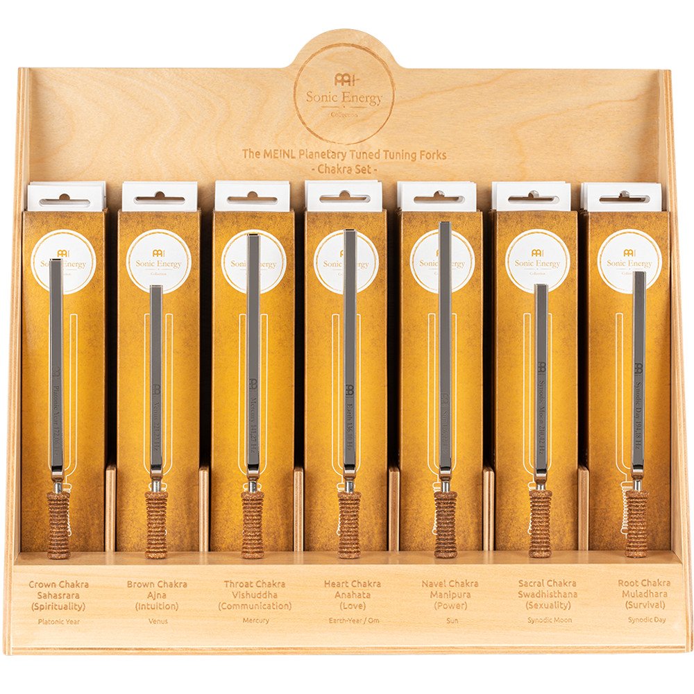 Meinl Sonic Energy TF-DISPLAY Tuning Fork Display - Chakra-Set