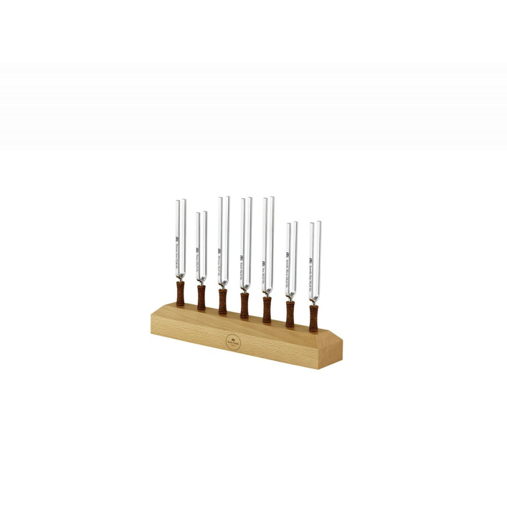 Meinl Sonic Energy TF-SET-CHA-7 Planetary Tuned Tuning Forks - Chakra Set - Content: 7 Tuning Forks, inlcuding Stand
