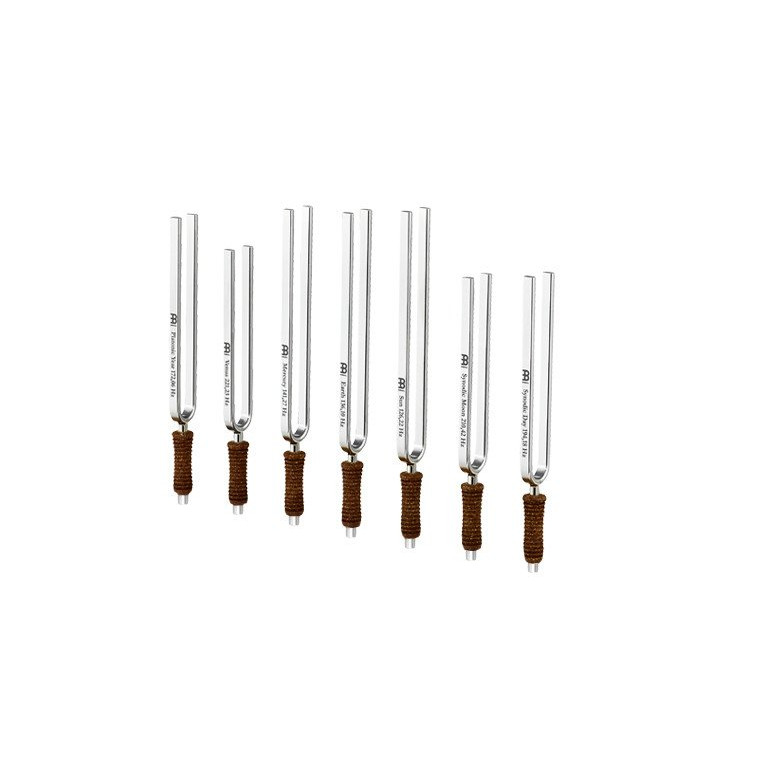 Meinl Sonic Energy TF-SET-CHA-7C Planetary Tuned Tuning Forks - Chakra Set - Content: 7 Tuning Forks, inlcuding Case
