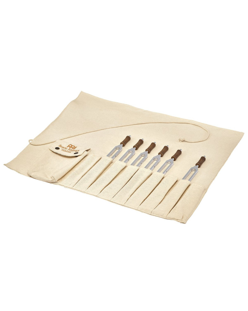 Meinl Sonic Energy TTF-BT-SET-R 6-piece Binaural Therapy Tuning Fork Set