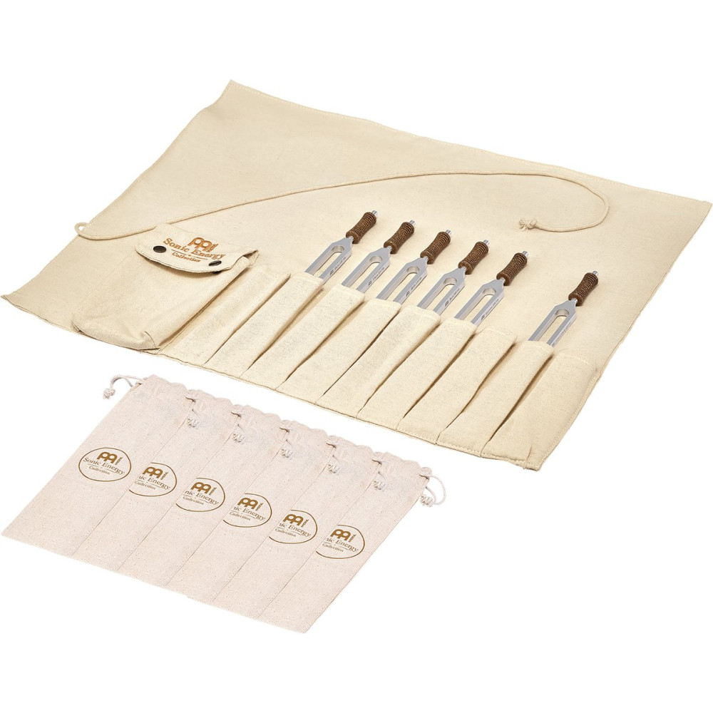 Meinl Sonic Energy TTF-BT-SET-R 6-piece Binaural Therapy Tuning Fork Set