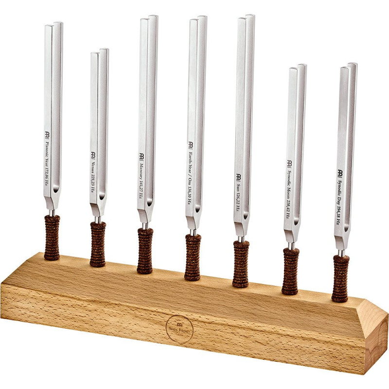 Meinl Sonic Energy TTF-SET-CHA-7 Planetary Tuned Therapy Tuning Fork Chakra Set - 7 pcs.