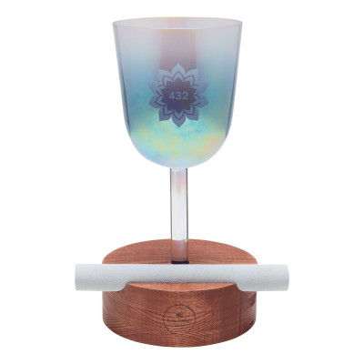 Meinl Sonic Energy WSL Wooden Holder for Essence Crystal Singing Bowls & Crystal Tuning Forks, Large