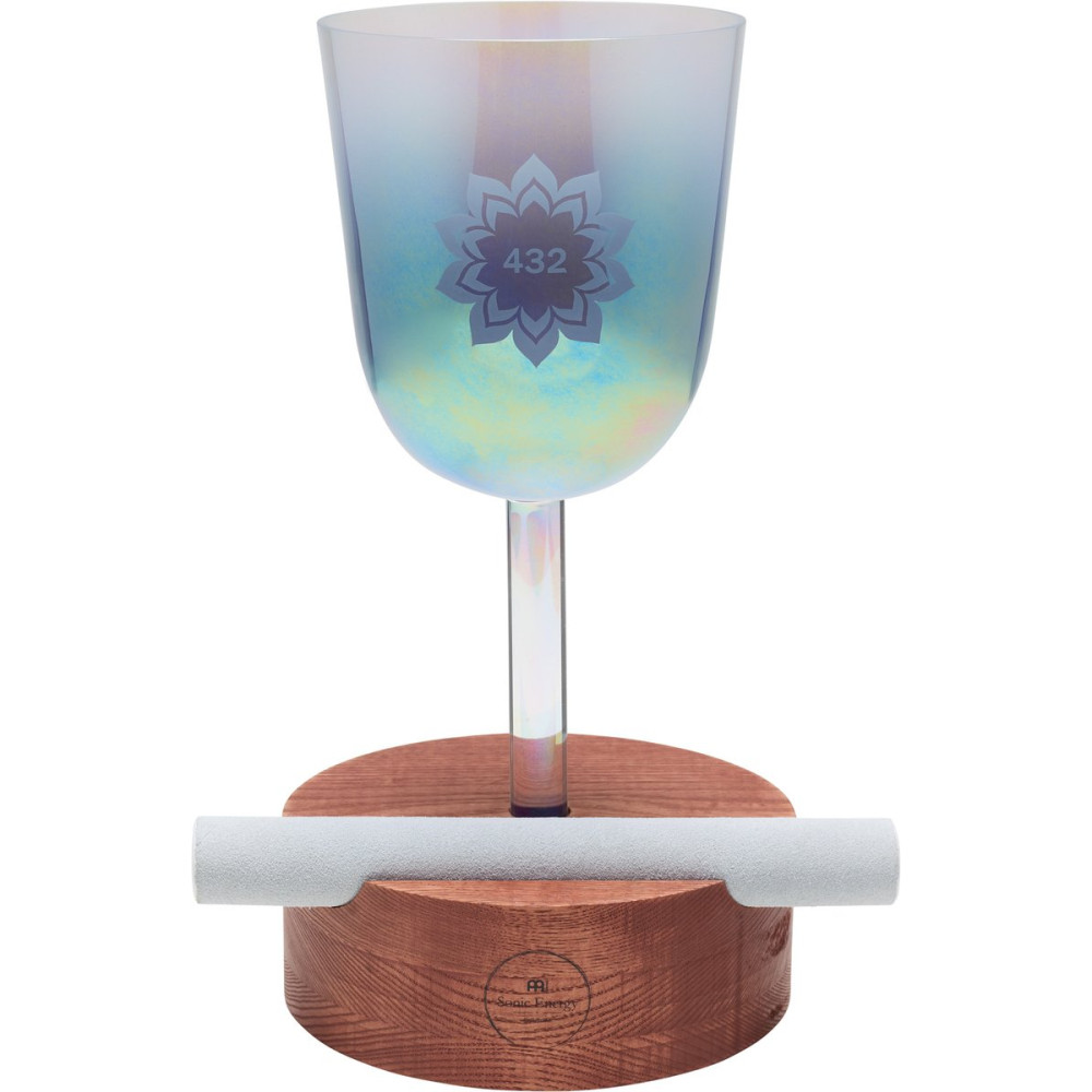Meinl Sonic Energy WSL Wooden Holder for Essence Crystal Singing Bowls & Crystal Tuning Forks, Large