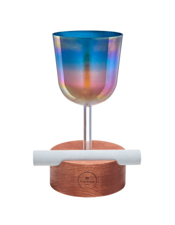 Meinl Sonic Energy WSM Wooden Holder for Essence Crystal Singing Bowls & Crystal Tuning Forks, Medium
