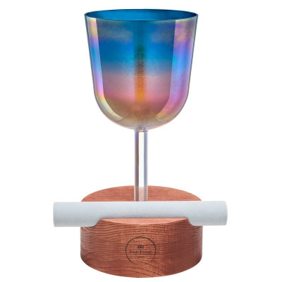 Meinl Sonic Energy WSM Wooden Holder for Essence Crystal Singing Bowls & Crystal Tuning Forks, Medium