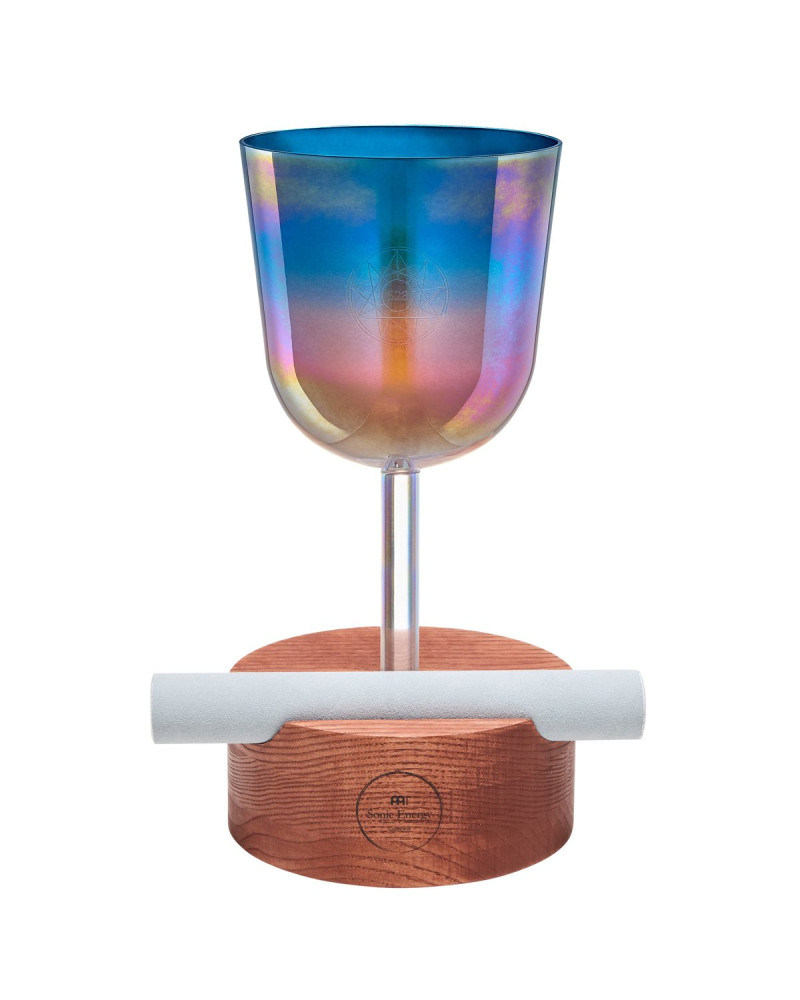 Meinl Sonic Energy WSM Wooden Holder for Essence Crystal Singing Bowls & Crystal Tuning Forks, Medium