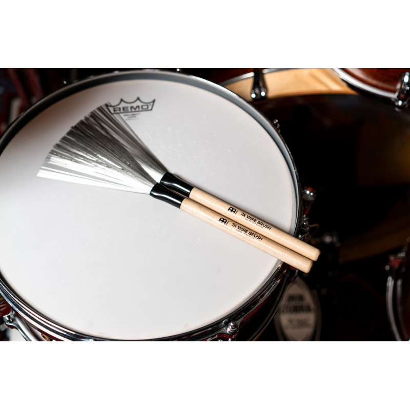 MEINL Stick & Brush - 7A Fixed Wire Brush
