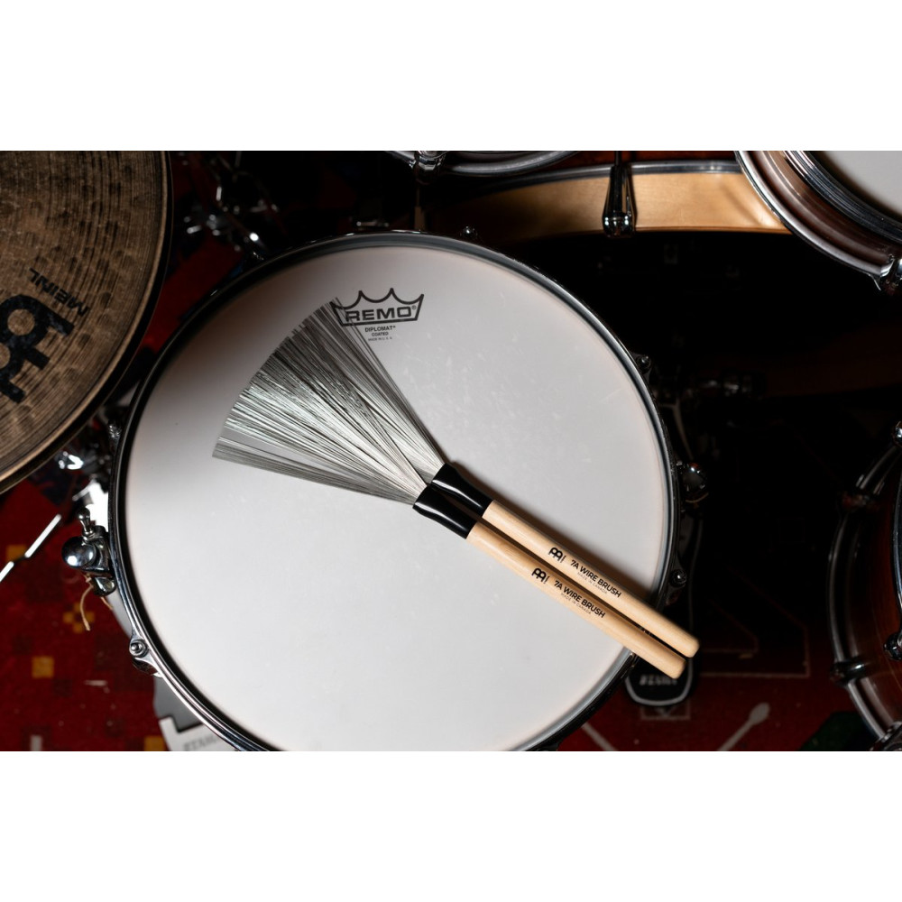 MEINL Stick & Brush - 7A Fixed Wire Brush