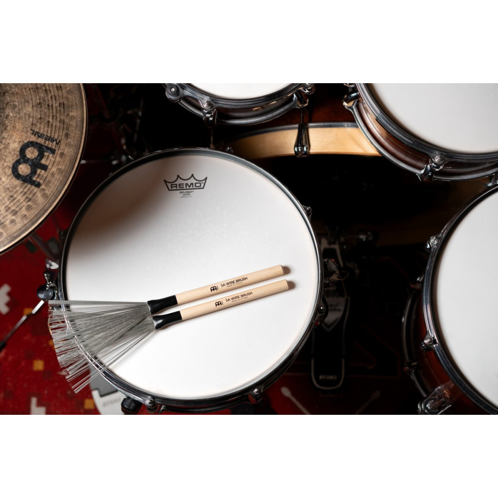 MEINL Stick & Brush - 5A Fixed Wire Brush