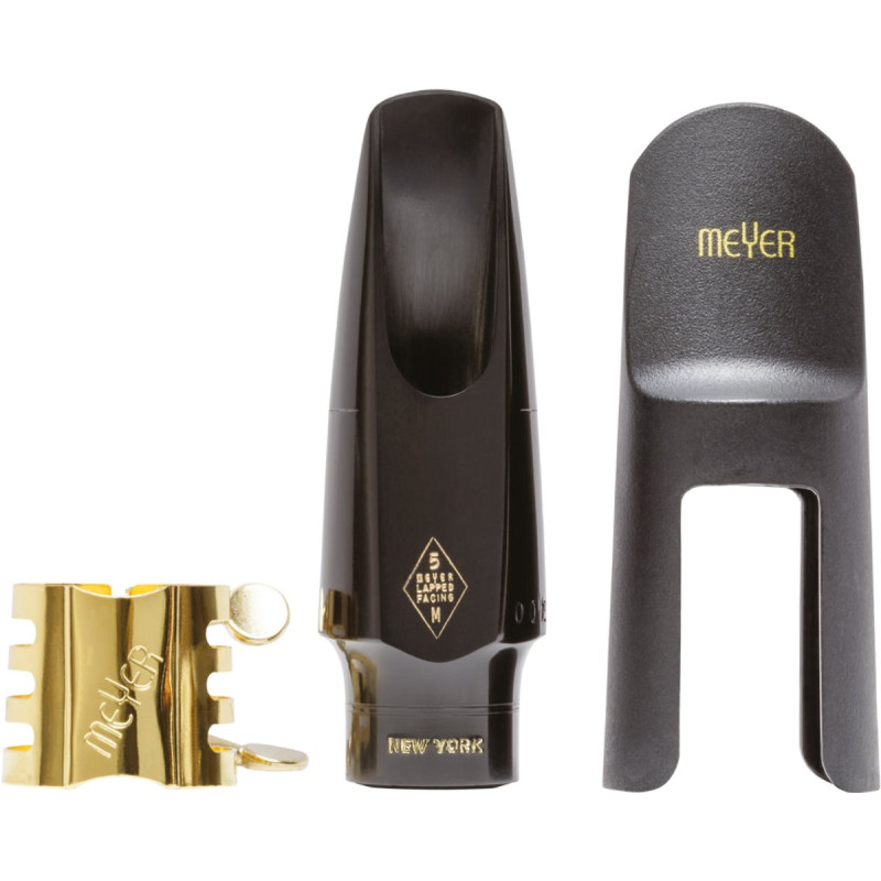 Meyer BA2NY5M Mouthpiece, New York, Alto saxophone, Rubber, #5M