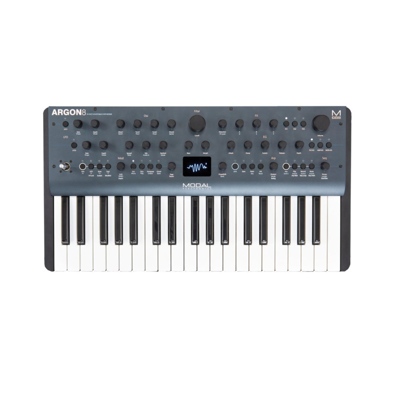 Modal MDARGON8 Synthesiser, digital, ARGON8, wavetable, 37 keys, 8 voices