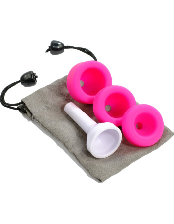 Nuvo NUA170MPPK Mouthpiece Set, jHorn, white/pink