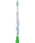 Nuvo NUCL120WGR Clarinéo 2.0, white-green, standard set