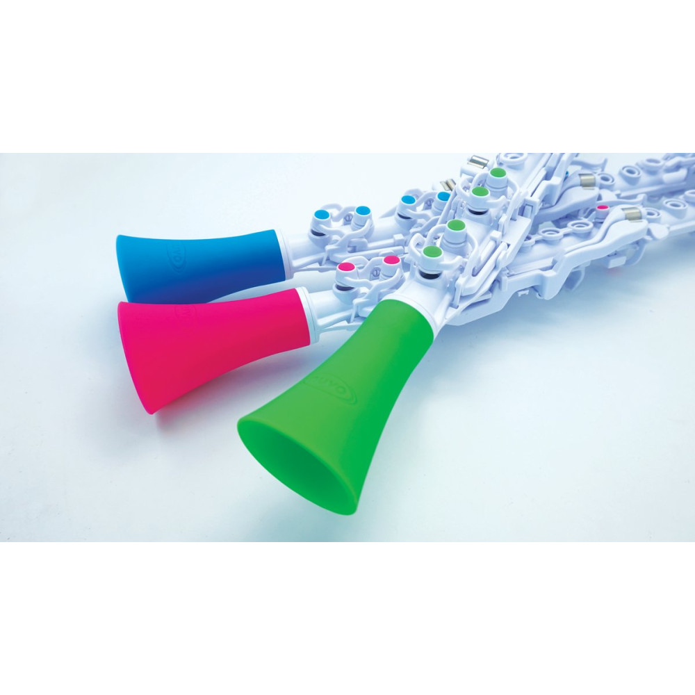 Nuvo NUCL120WGR Clarinéo 2.0, white-green, standard set