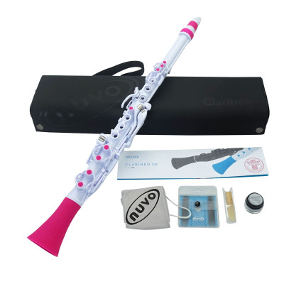 Nuvo NUCL120WPK Clarinéo 2.0, white-pink, standard set