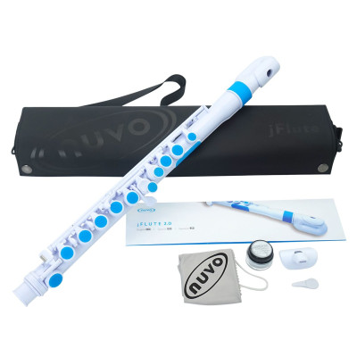 Nuvo NUJF220BL jFlute 2.0, white/blue