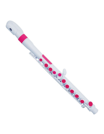 Nuvo NUJF220PK jFlute 2.0, white/pink