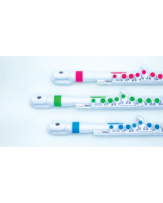 Nuvo NUJF220PK jFlute 2.0, white/pink