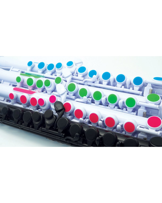 Nuvo NUJF220PK jFlute 2.0, white/pink