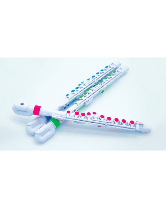 Nuvo NUJF220PK jFlute 2.0, white/pink