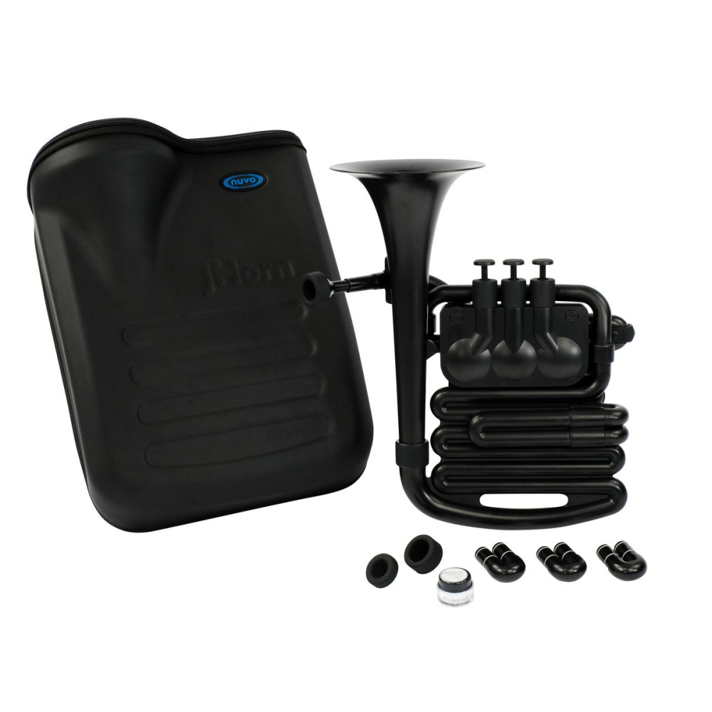 Nuvo NUJH610BBK jHorn, black/black, standard set