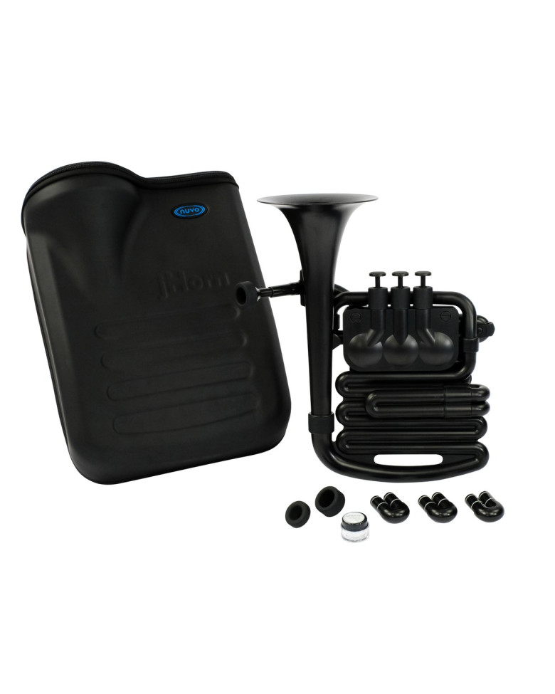 Nuvo NUJH610BBK jHorn, black/black, standard set
