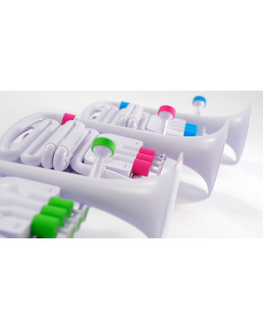 Nuvo NUJH610WBL jHorn, white/blue, standard set