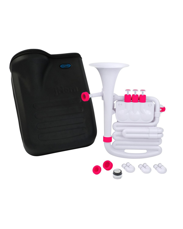 Nuvo NUJH610WPK jHorn, white/pink, standard set