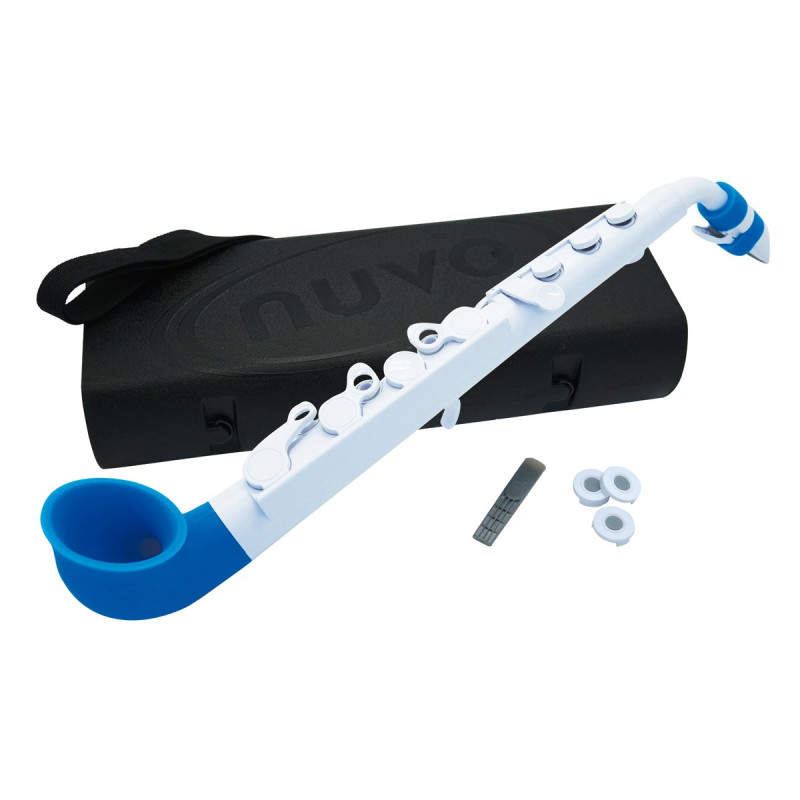 Nuvo NUJS520WBL jSax 2.0, white/blue, standard set
