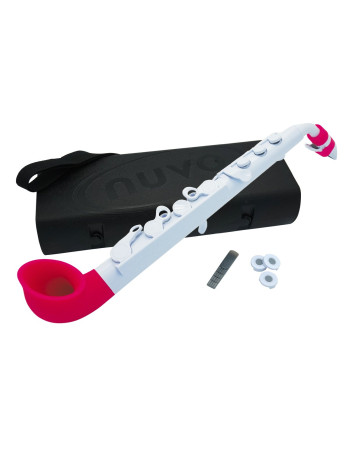 Nuvo NUJS520WPK jSax 2.0, white/pink, standard set
