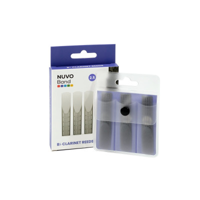 Nuvo NUNB200RD25 BAND Reeds, Bb Clarinet, #2.5 , 3 units