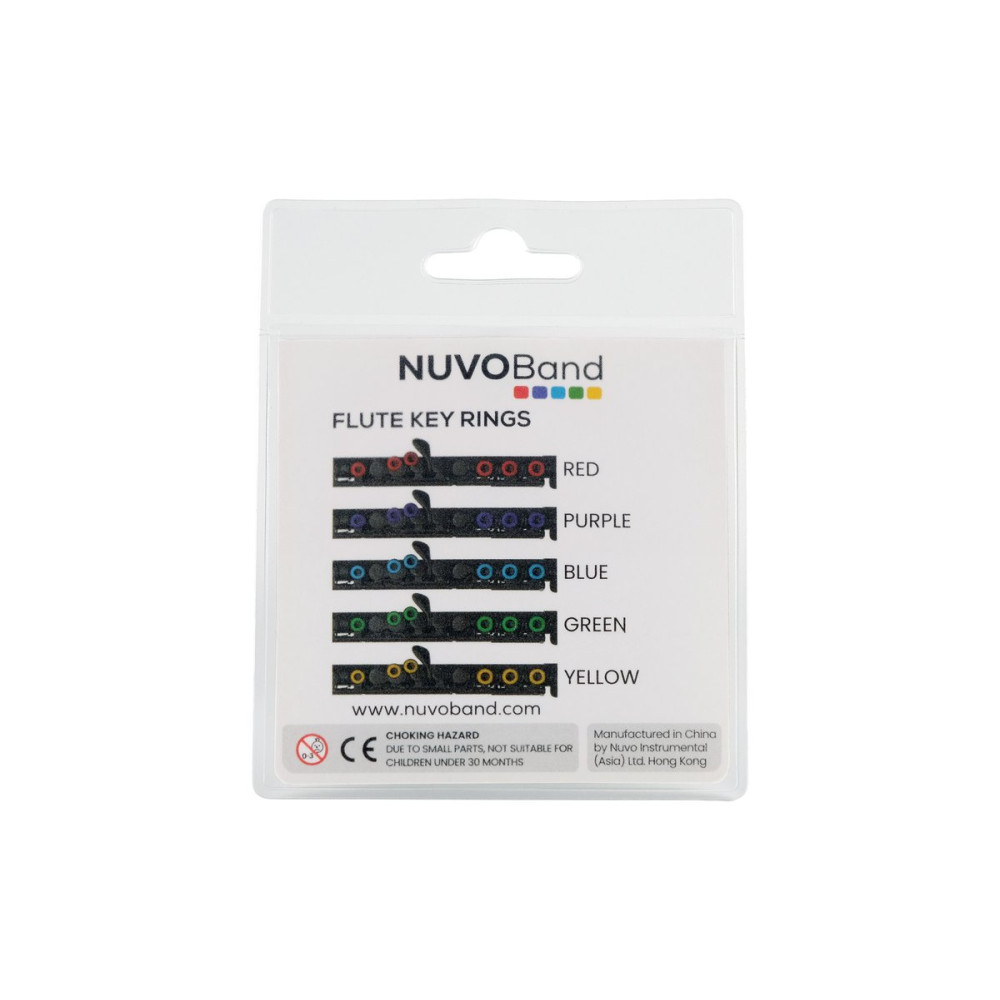 Nuvo NUNB300KRB BAND Key Rings, for Flute, blue