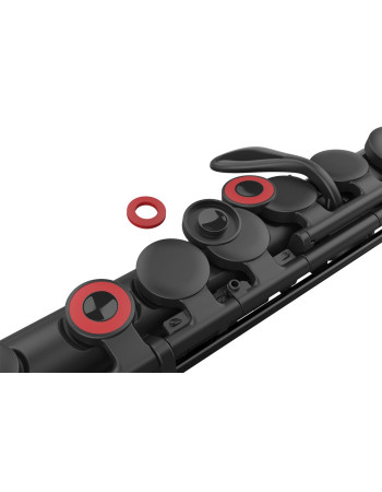 Nuvo NUNB300KRR BAND Key Rings, for Flute, red