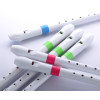 Nuvo NURB300GR Soprano Recorder, white/green, baroque