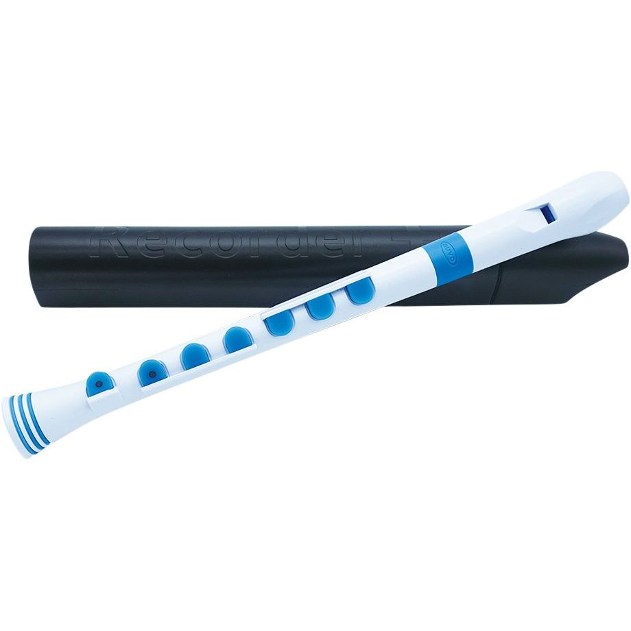 Nuvo NURG320WBL Recorder+, white/blue, German