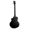 Ortega 1B-D7CE-SBK-4 Deep Series 7 Medium Scale Acoustic Bass 4 String - Spruce / Mahogany Satin Black