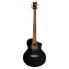 Ortega 1B-D8CE-4 Deep Series 8 Medium Scale Acoustic Bass 4 String - Spruce / Mahogany Black