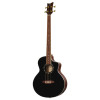 Ortega 1B-D8CE-4 Deep Series 8 Medium Scale Acoustic Bass 4 String - Spruce / Mahogany Black