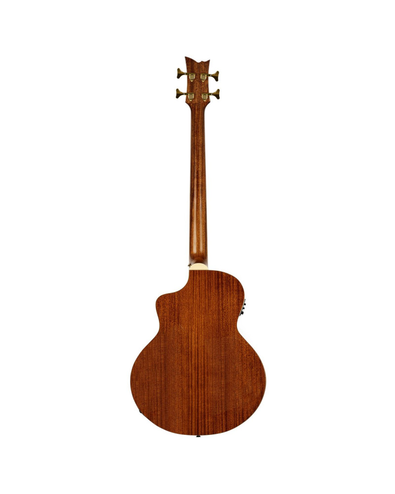 Ortega 1B-D8CE-4 Deep Series 8 Medium Scale Acoustic Bass 4 String - Spruce / Mahogany Black