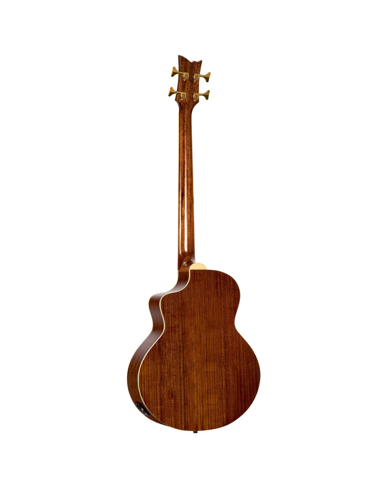Ortega 1B-D8CE-4 Deep Series 8 Medium Scale Acoustic Bass 4 String - Spruce / Mahogany Black