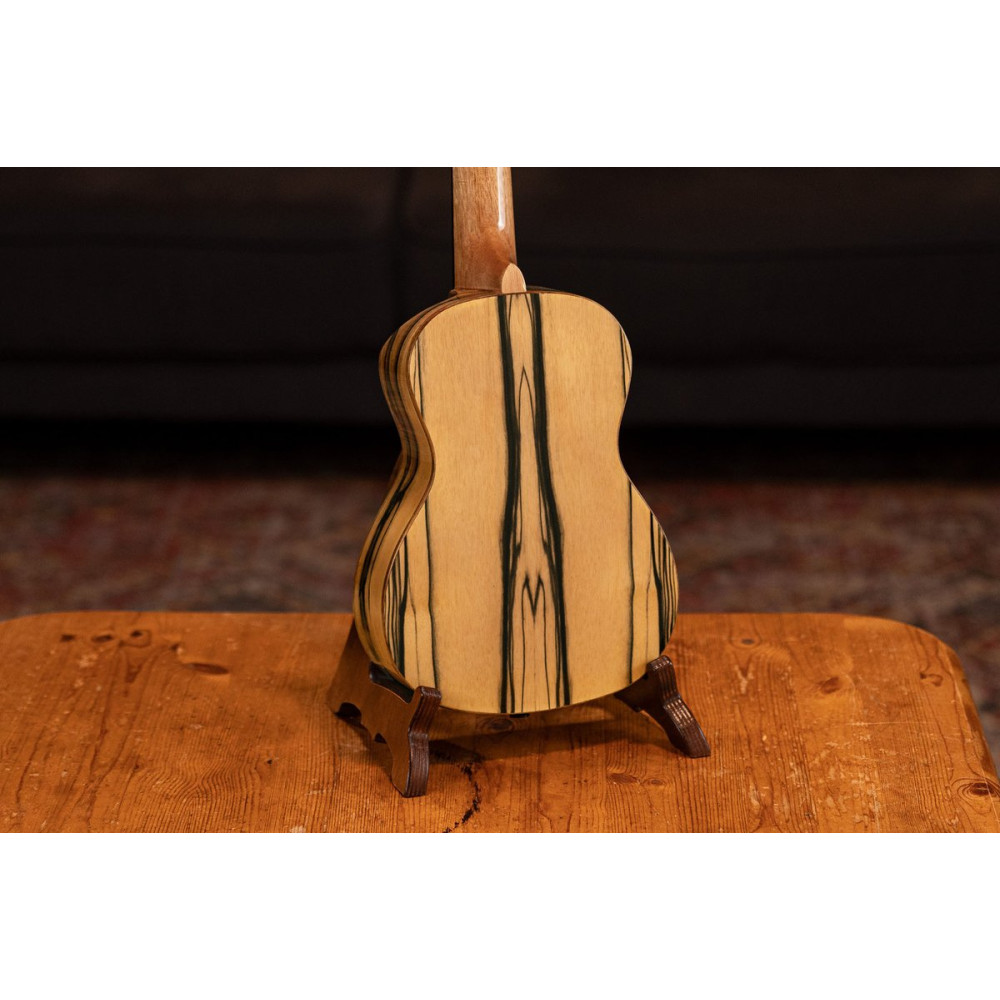 Ortega 1B-EAGLESUITE The Private Room Series Concert Ukulele 4 String - Spruce / White Ebony Natural + Bag