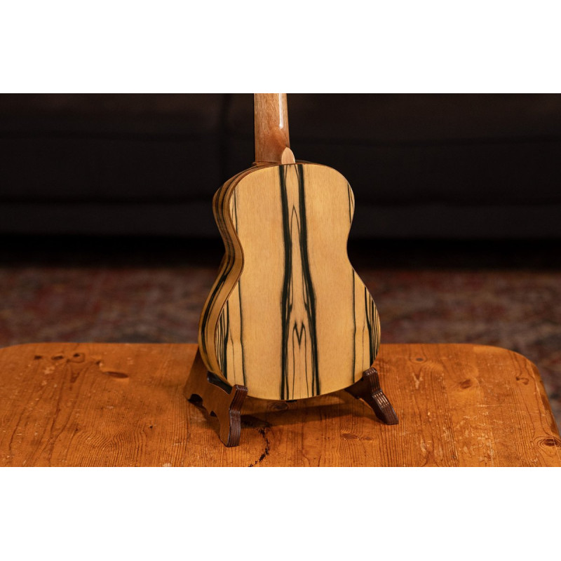 Ortega 1B-EAGLESUITE The Private Room Series Concert Ukulele 4 String - Spruce / White Ebony Natural + Bag