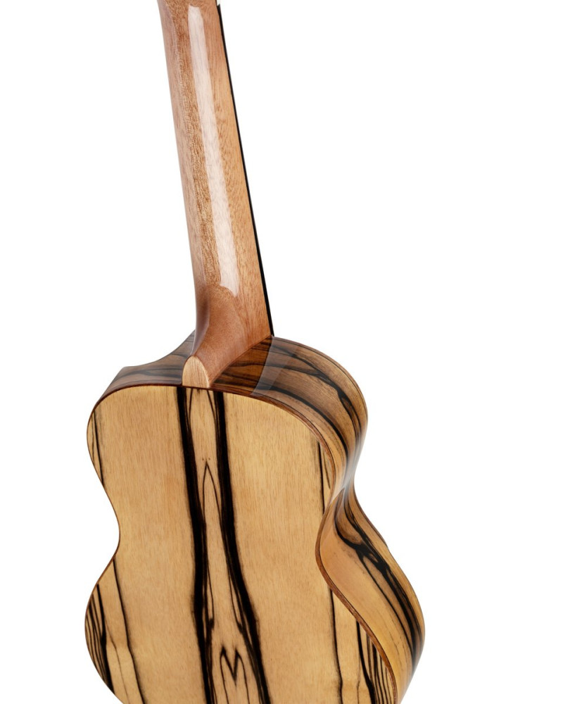 Ortega 1B-EAGLESUITE The Private Room Series Concert Ukulele 4 String - Spruce / White Ebony Natural + Bag