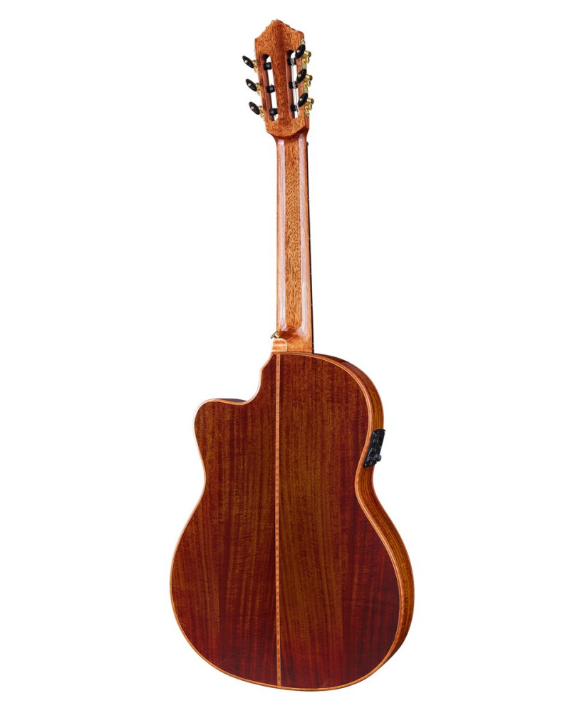 Ortega 1B-EXOTICSUIT The Private Room 4/4 Nylon String Guitar 6-String - Natural + Gig Bag