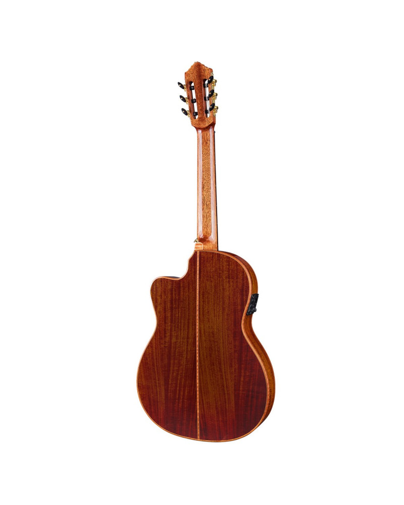 Ortega 1B-EXOTICSUIT The Private Room 4/4 Nylon String Guitar 6-String - Natural + Gig Bag