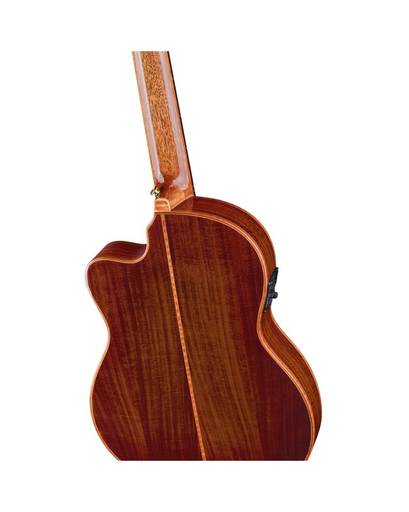 Ortega 1B-EXOTICSUIT The Private Room 4/4 Nylon String Guitar 6-String - Natural + Gig Bag