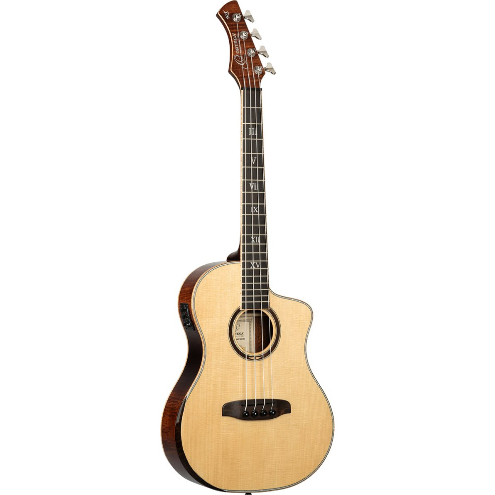 Ortega 1B-KT-WALKER3 Ken Taylor Signature Series Acoustic Bass 4-String - Natural + Gig Bag
