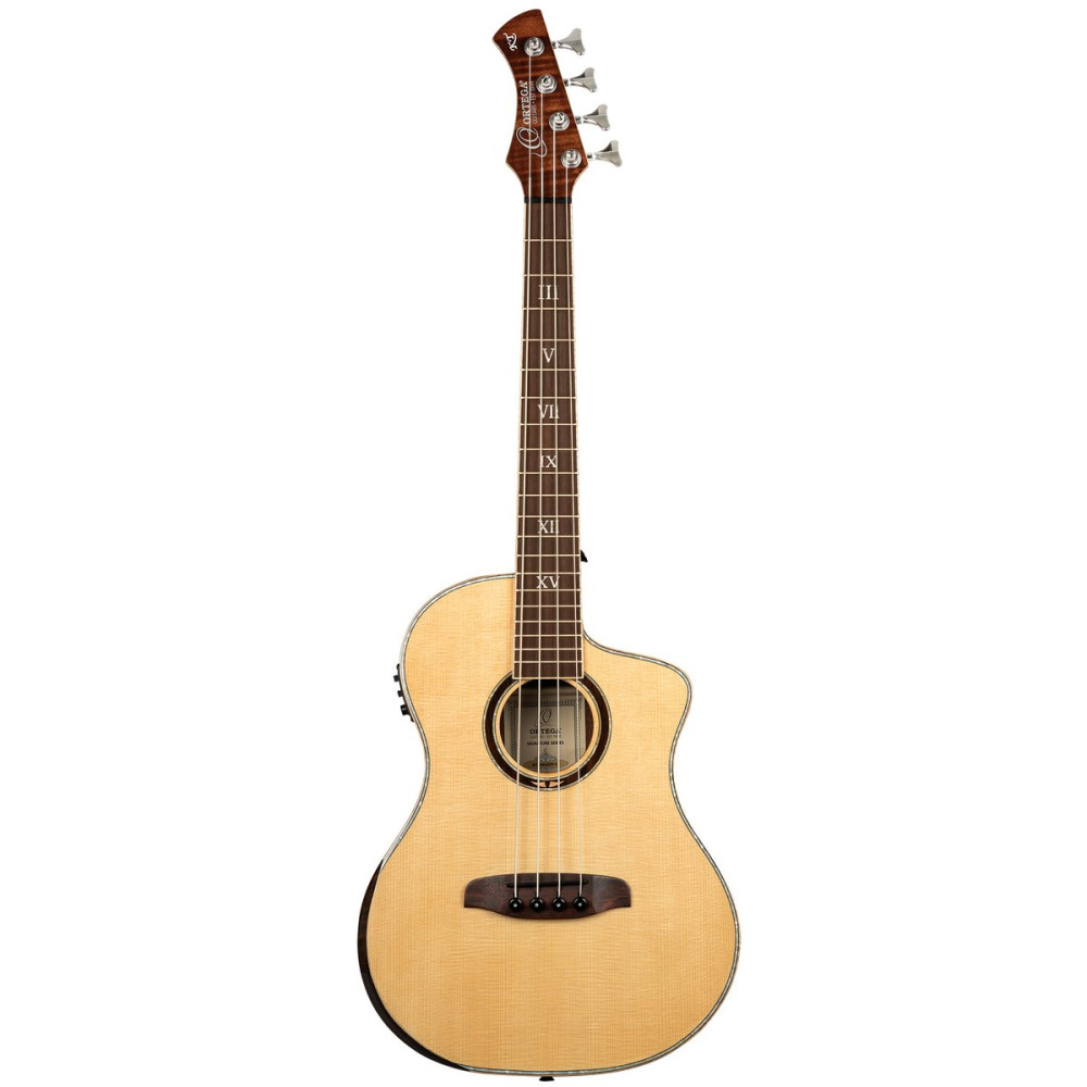 Ortega 1B-KT-WALKER3 Ken Taylor Signature Series Acoustic Bass 4-String - Natural + Gig Bag