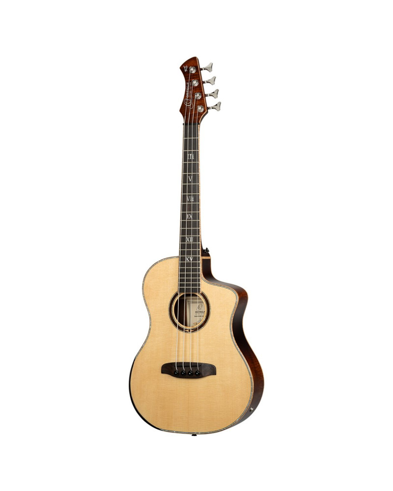 Ortega 1B-KT-WALKER3 Ken Taylor Signature Series Acoustic Bass 4-String - Natural + Gig Bag